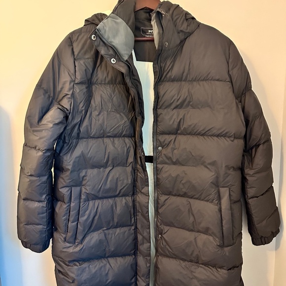 Prana Long Puffer Jacket – Black – Size L – NWT – RN#124977 - Picture 1 of 6